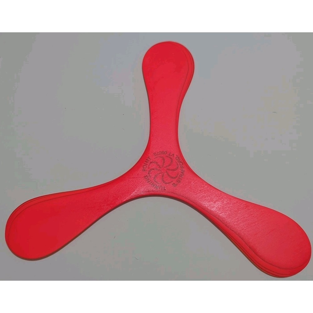 Rare Eric Darnell Wood Tri Fly Boomerang Turning Point From The‎ 80's New